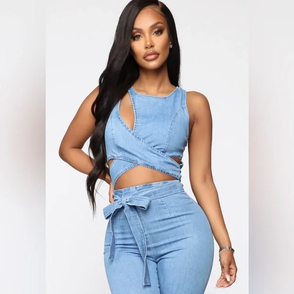 SOLD ❌fashion nova Cut out the haters” jumpsuits final price no offers❌ - Picture 4 of 7